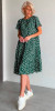 Сукня «Клотильда» зеленого кольору з принтом