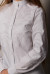 Вишиванка «Ольга» білого кольору з білим орнаментом