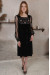 Платье «Орсана» черного цвета