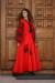 Платье «Рудана» красного цвета