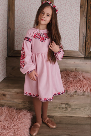 Сукня для дівчинки «Орися» рожевого кольору