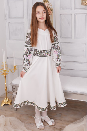 Сукня для дівчинки «Варвара» білого кольору