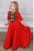 Сукня для дівчинки «Ярослава» червоного кольору
