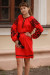 Сукня «Рудана» червоного кольору, коротка