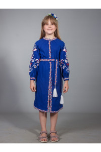 Платье для девочки «Карпатская волна»