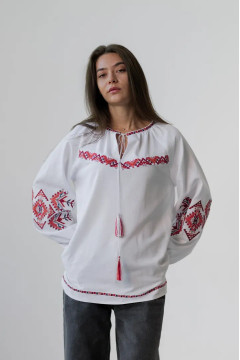  Вишиванка «Батьківський дар» білого кольору