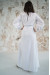 Платье с клиньями «Фантазия» белого цвета