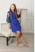 Сукня для дівчинки «Квіткова гілка» синього кольору