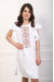 Платье для девочки «Цветущая волна» белого цвета