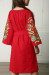 Платье для девочки «Сказочное» красного цвета