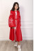 Платье для девочки «Кружевные сны» красного цвета