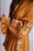 Сукня для дівчинки «Світанкові роси» кольору охри