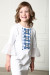 Сукня для дівчинки «Райдуга» білого кольору