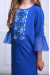 Сукня для дівчинки «Райдуга» синього кольору