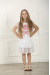 Платье для девочки «Нежность» белого цвета