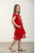 Сукня для дівчинки «Ніжність» червоного кольору