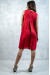 Сукня «Звуки літа» червоного кольору