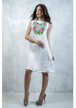 Сукня «Звуки літа» білого кольору