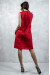 Сукня «Перо павича» червоного кольору