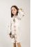 Dress for a girl "Fantasy Flowers" in white