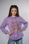 Embroidered sweatshirt for girls 