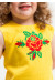 Сукня для дівчинки «Посмішка троянди» жовтого кольору