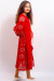 Сукня для дівчинки «Розкіш» довге червоного кольору