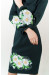 Сукня «Букет ромашок» смарагдового кольору