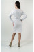 Платье «Заря» белого цвета