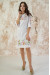 Платье «Лилия» белого цвета