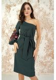 Сукня «Квітковий лабіринт» смарагдового кольору