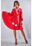 Сукня «Жар-птиця» червоного кольору