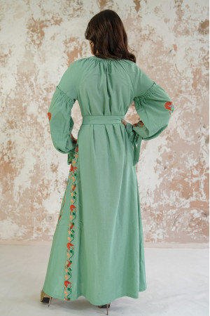 Сукня «Світанкові роси» фісташкового кольору