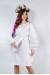 Сукня «Чарівність» білого кольору з білою вишивкою