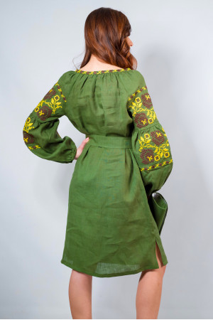 Сукня «Чарівність» кольору хакі