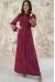 Сукня «Мальви» кольору бордо
