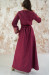 Сукня «Мальви» кольору бордо