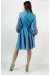 Платье «Колорит» голубого цвета