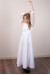 Платье для девочки «Тюльпановое поле» белого цвета