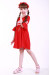 Сукня для дівчинки «Дитяча фантазія» червоного кольору