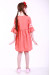 Платье для девочки «Детская фантазия» персикового цвета
