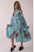 Платье для девочки «Врода» светло-бирюзового цвета