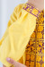 Мужская вышиванка «Феерия» желтого цвета