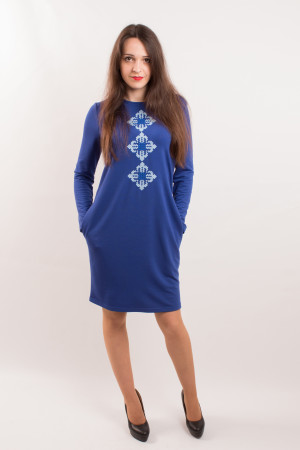 Платье «Звездное» синего цвета