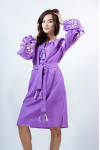 Платье «Очарование» фиолетового цвета