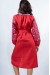 Платье «Оберег» красного цвета