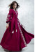 Сукня-халат «Марево ночі» вишневого кольору