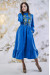 Платье «Шепот» синего цвета