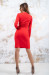 Платье «Феерия» красного цвета