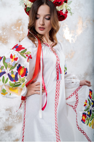 Сукня “Флора” білого кольору